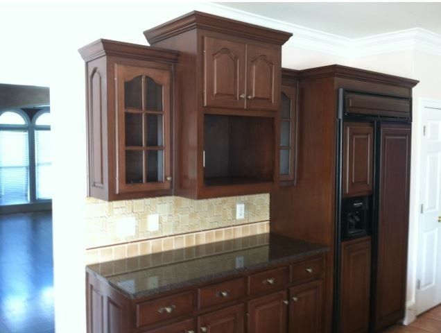 Empty Wood Cabinet — Tucker, GA — Atlanta Kitchen Refinishers Inc.
