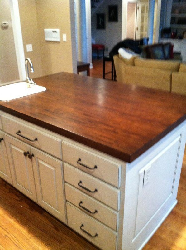 Kitchen Wood Countertop — Tucker, GA — Atlanta Kitchen Refinishers Inc.