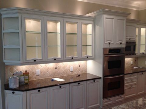 Empty New Kitchen Cabinets — Tucker, GA — Atlanta Kitchen Refinishers Inc.