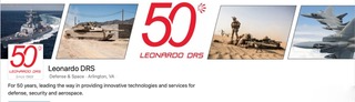 A facebook page for leonardo drs with pictures of military vehicles