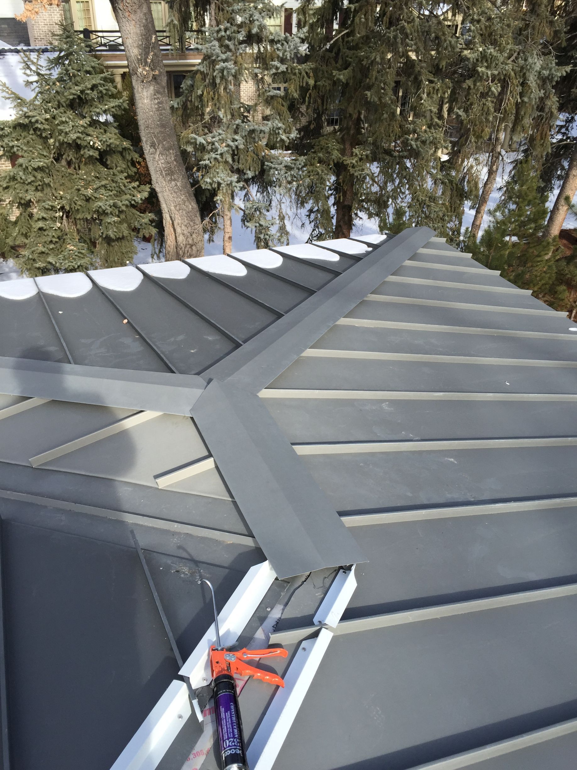 Durable metal roofing installed on a home by Kudu Roofing.