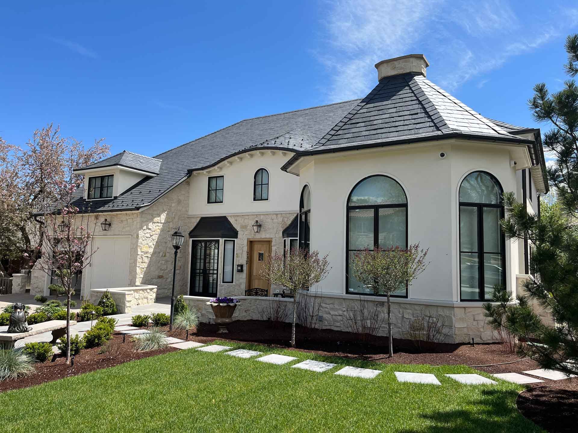 Beautifully installed residential roofs by Kudu Roofing.