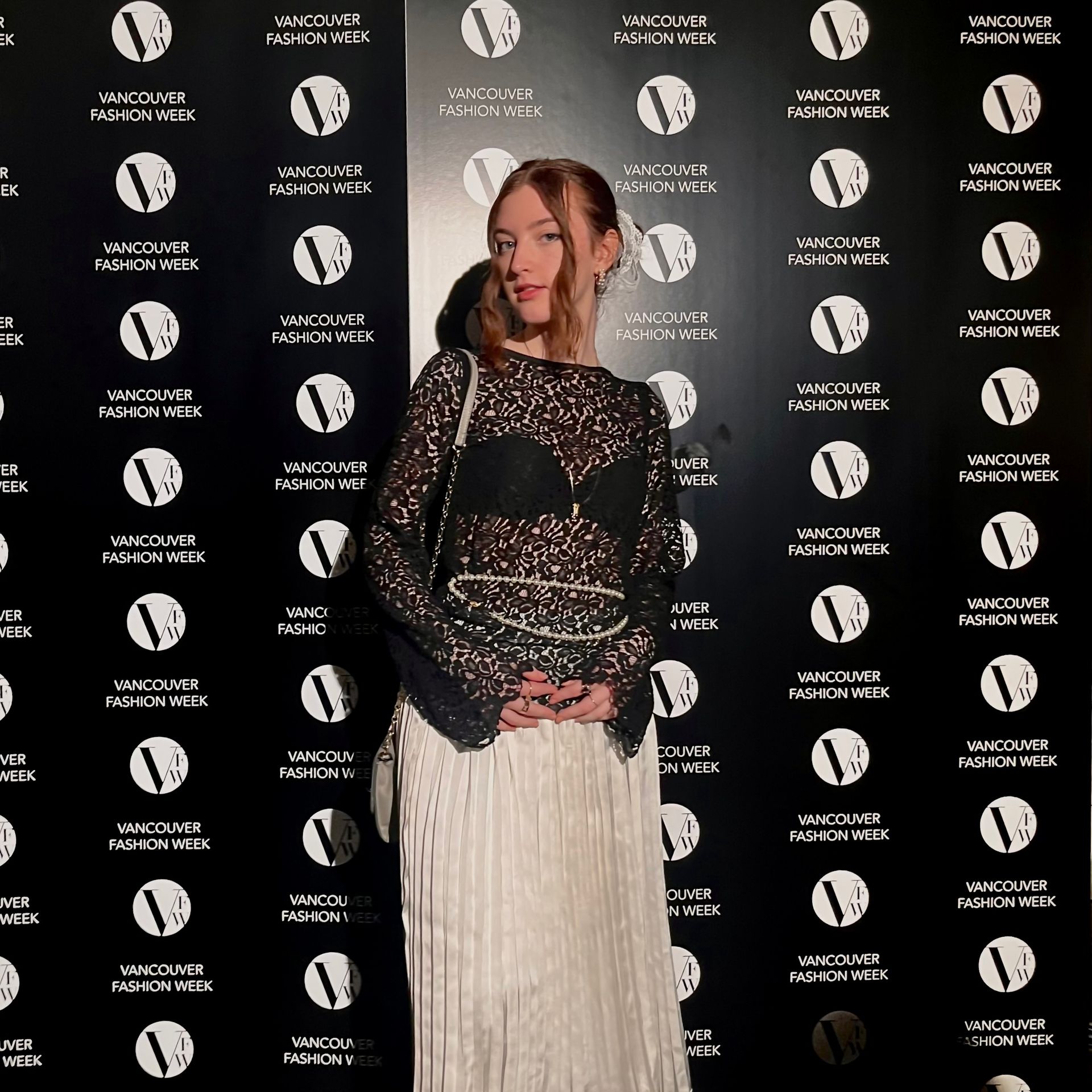 Sarah at Vancouver Fashion Week