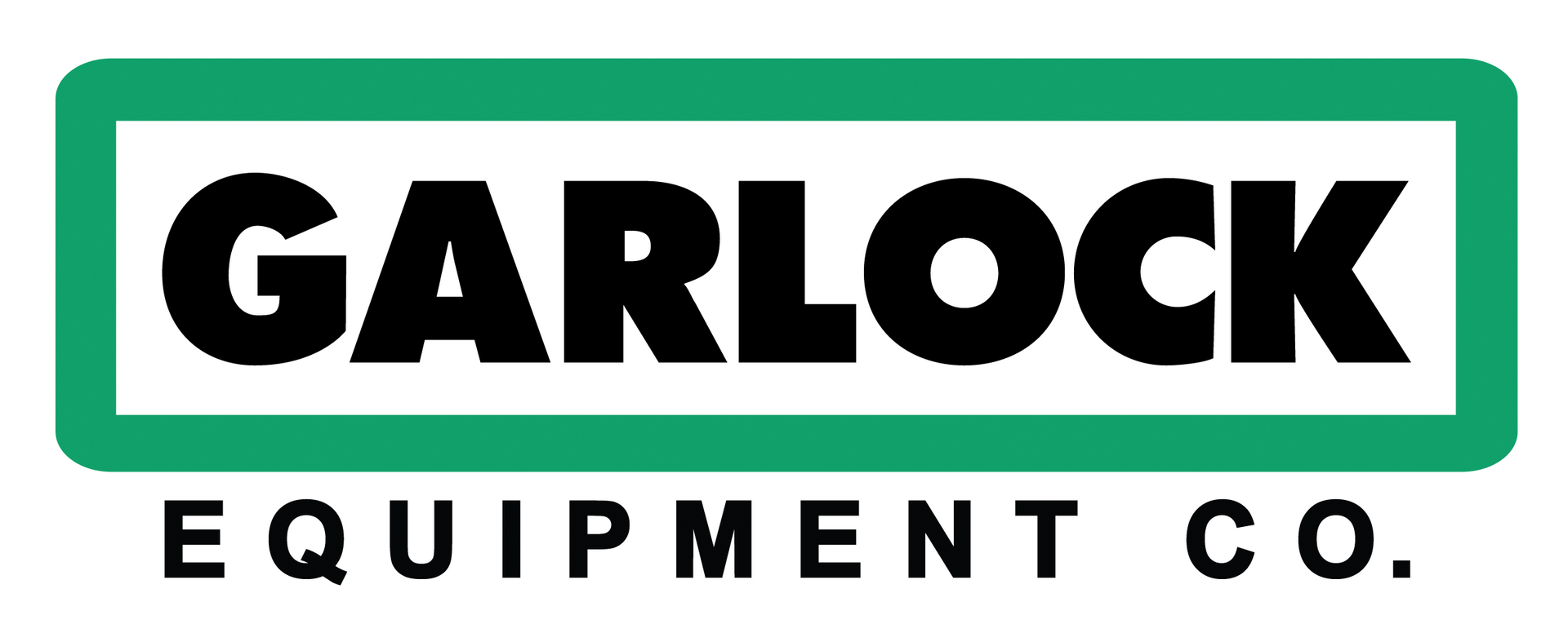 the garlock equipment co. logo is black and green on a white background .