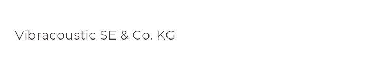 Ein weißer Hintergrund mit den Worten vibracoustic se & co. kg darauf