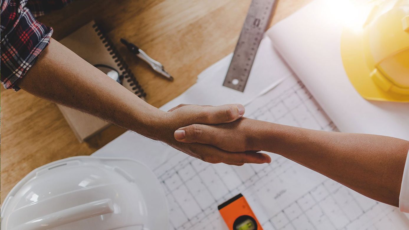 Two Person Shaking Hands