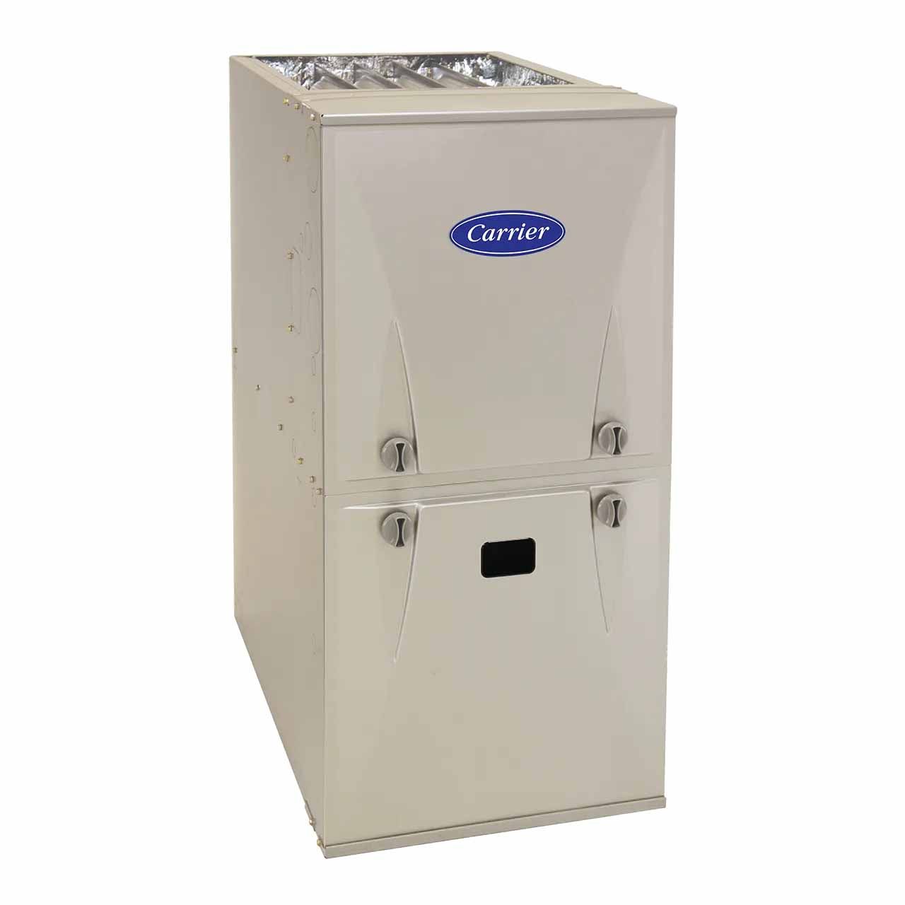 A carrier gas furnace is shown on a white background.