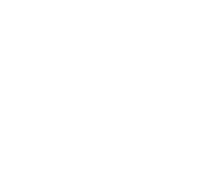 A black and white logo for action inc. photo booth rentals
