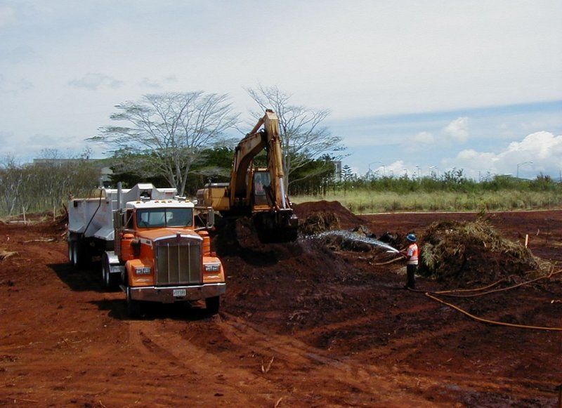 Excavation completed in Hawaii by Amazon Construction 