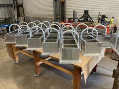 Custom fabrication- Drip Torch Holders for the USFS.