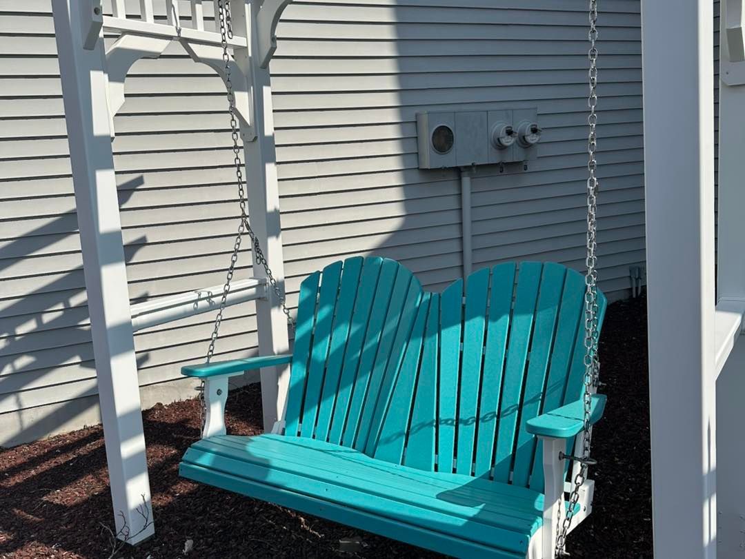 View our selection of rockers, gliders, and swings for sale.