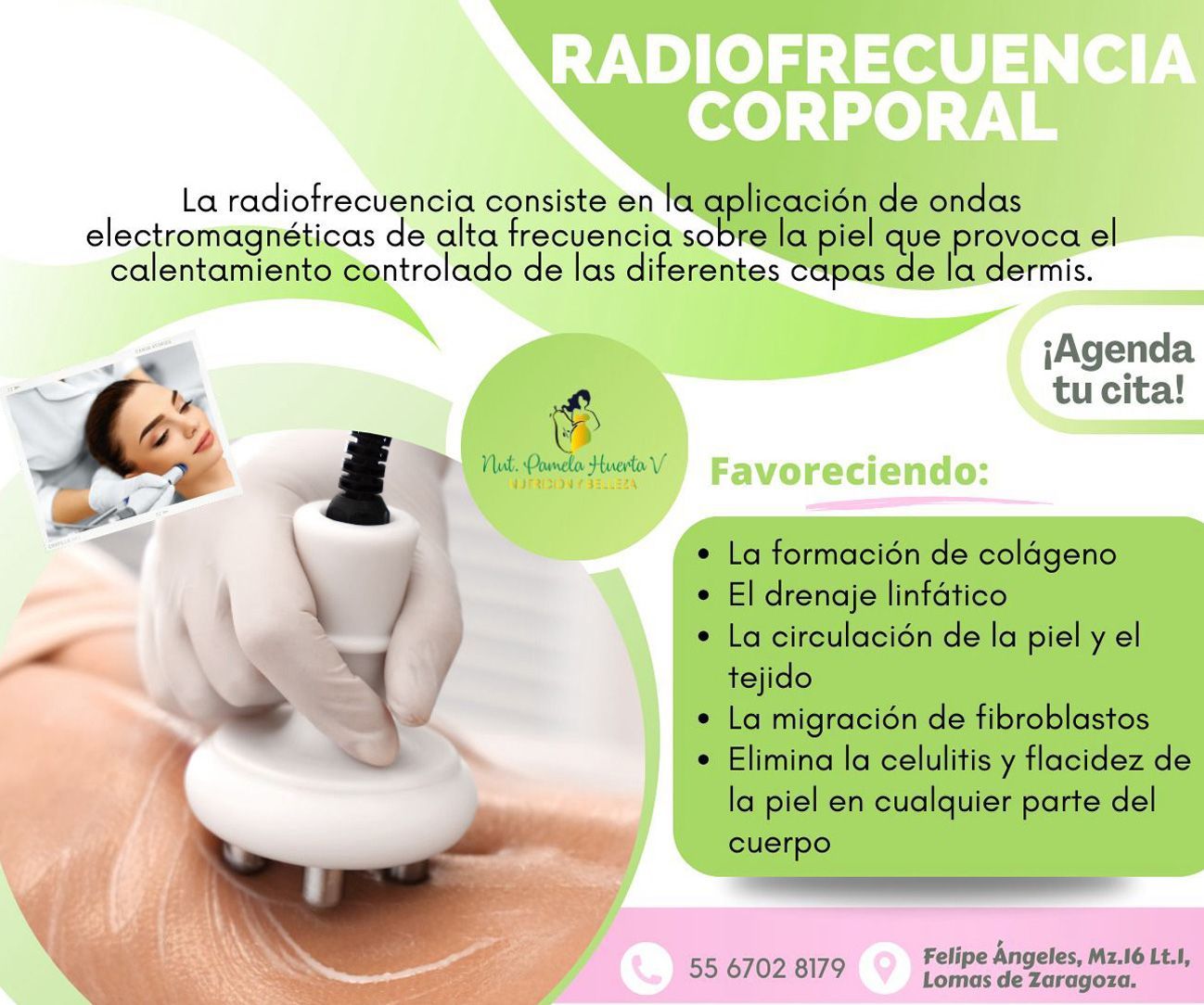 NUTRICIÓN Y BELLEZA PAMELA HUERTA - Radiofrecuencia corporal