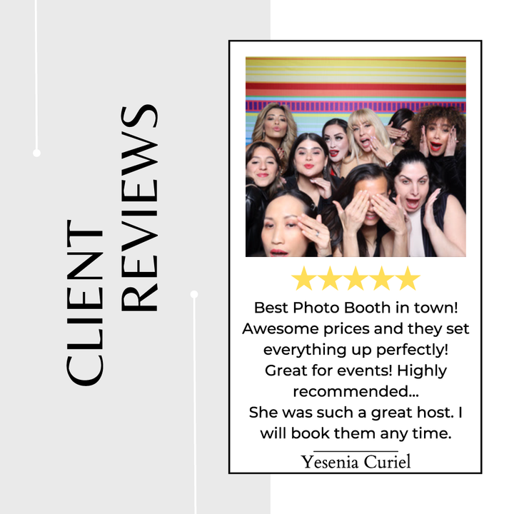 A group of women are posing for a picture in a photo booth.