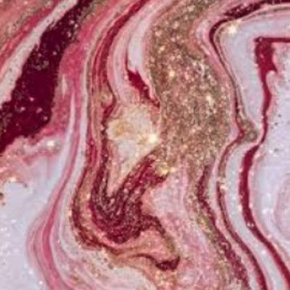 Maroon/Gold Marble