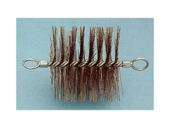 STEEL WIRE CLEANING BRUSH WITH RINGS