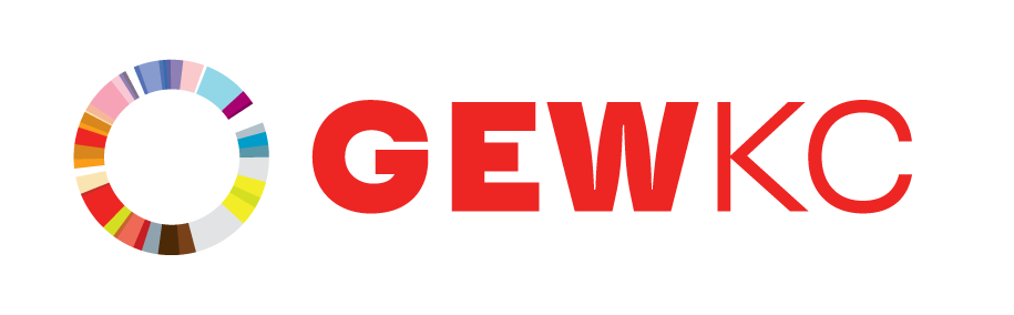 The GEWKC logo features the red text