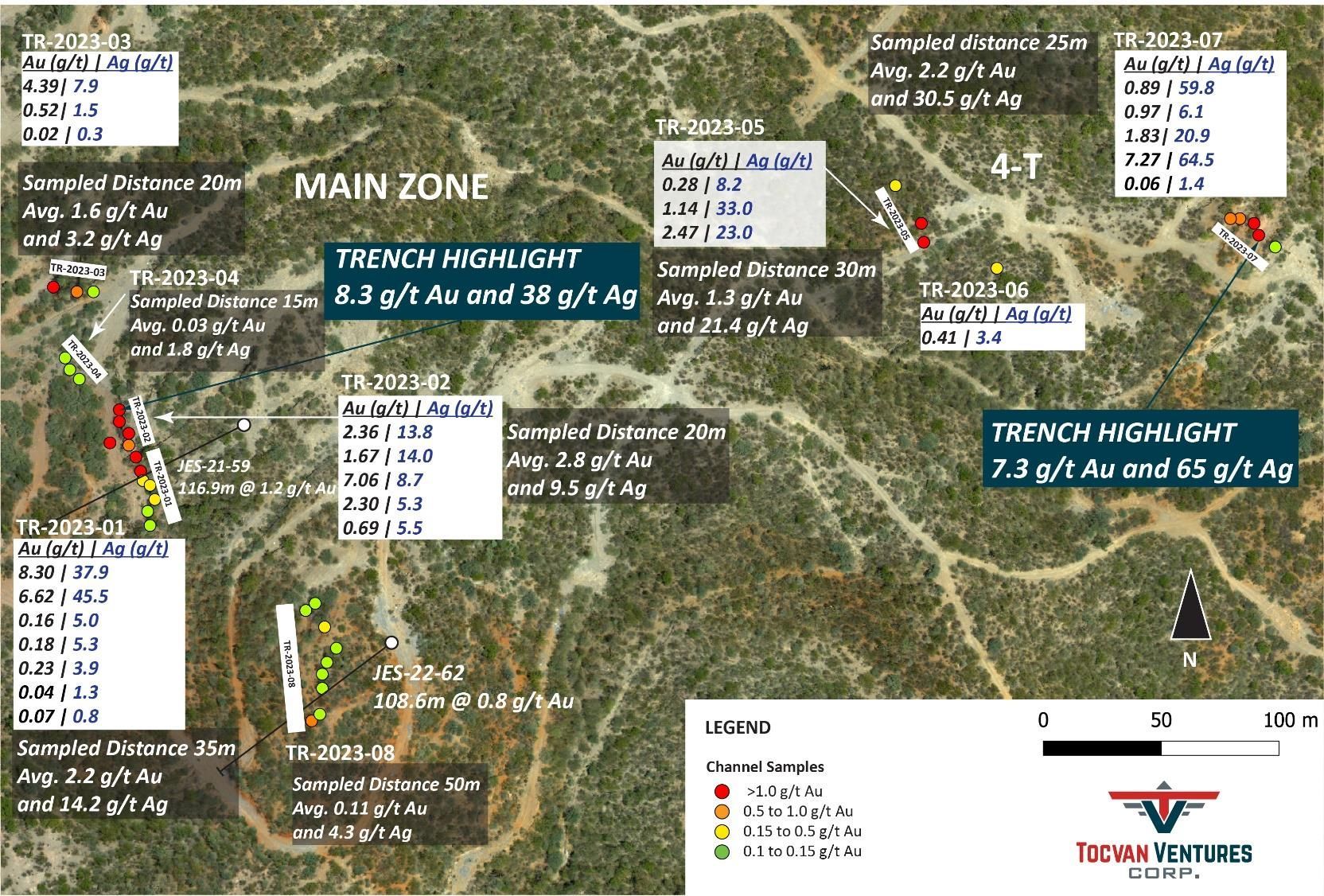 An aerial view of a map of the main zone