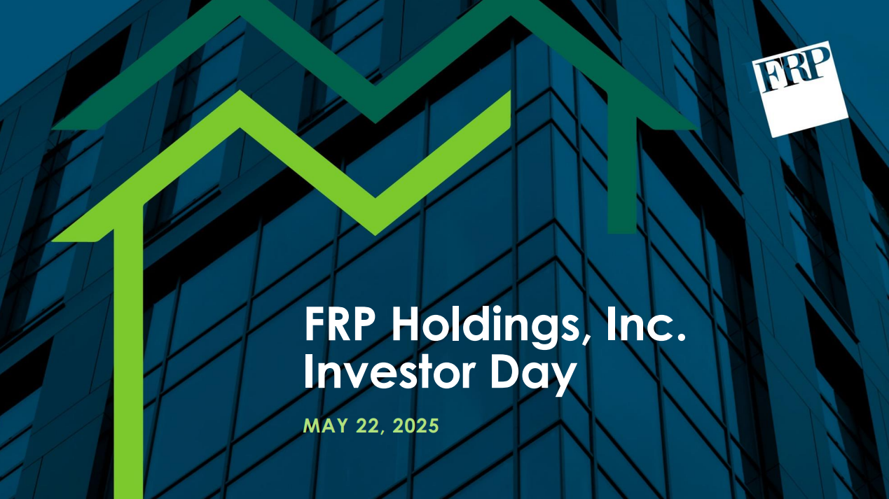FRP Development | Investor Day