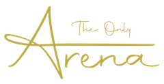 logo for The Only Arena in gold
