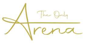 logo for The Only Arena in gold