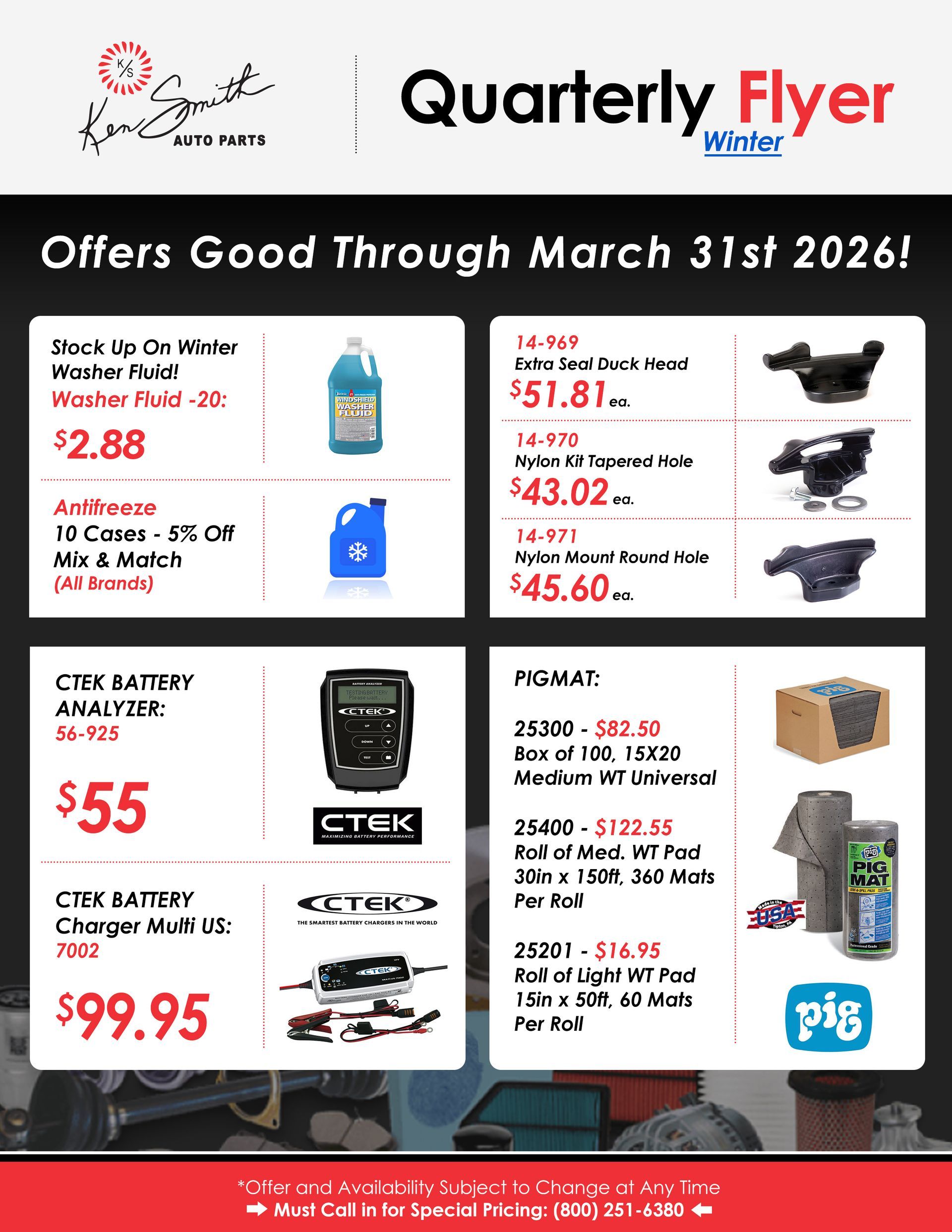 KSAP Winter 2026 Quarterly Offers