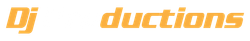 DJ Productions Logo - Headphones and text