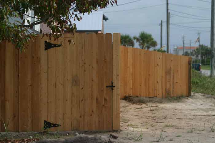 Custom Wood Fence — Yulee, FL — Creative Services & Fence Company Inc.