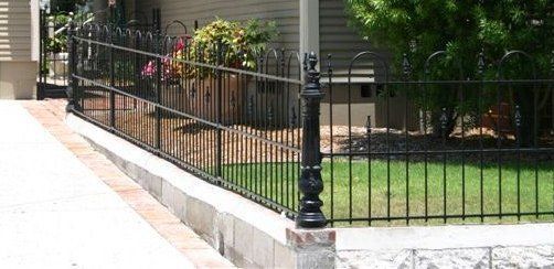 Customer Home Black Fence — Yulee, FL — Creative Services & Fence Company Inc.
