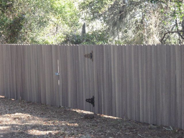Composite Board Fence With Gate — Yulee, FL — Creative Services & Fence Company Inc.