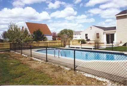 Pool Chain Link Fence — Yulee, FL — Creative Services & Fence Company Inc.
