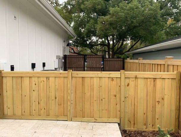 Wooden Fence — Yulee, FL — Creative Services & Fence Company Inc.