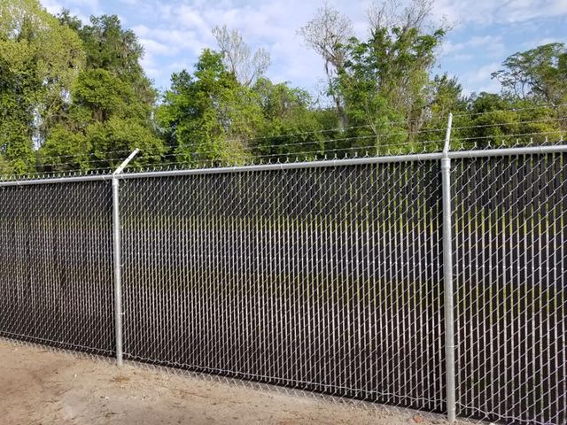 High Security Chain Link Fence — Yulee, FL — Creative Services & Fence Company Inc.