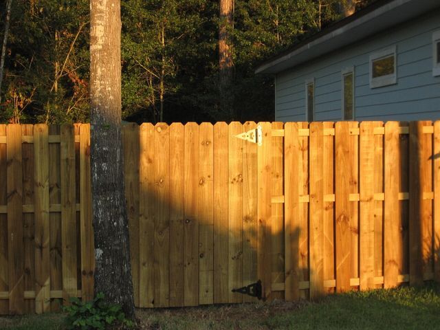 Home Wood Fence — Yulee, FL — Creative Services & Fence Company Inc.