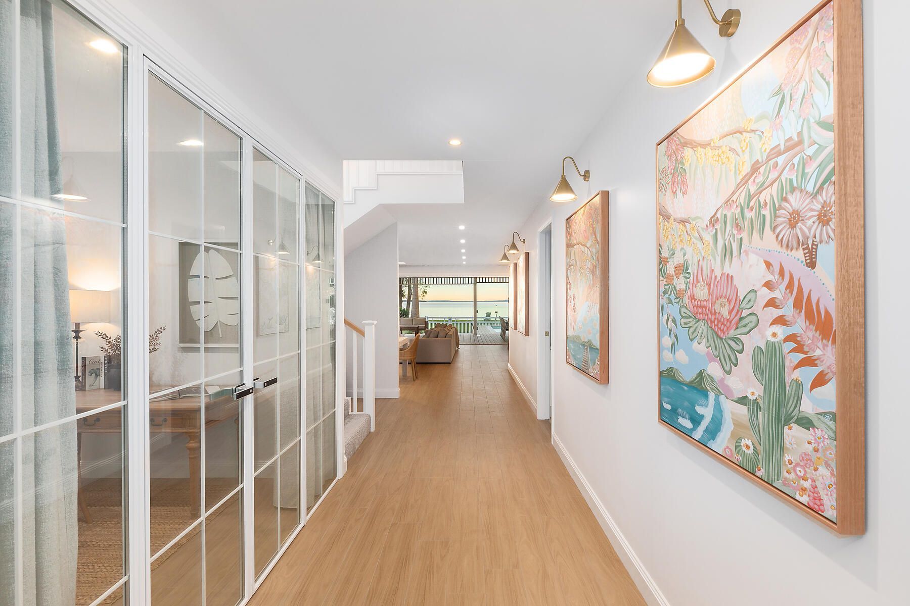 Fresh interior repaint in a Hamptons-style home