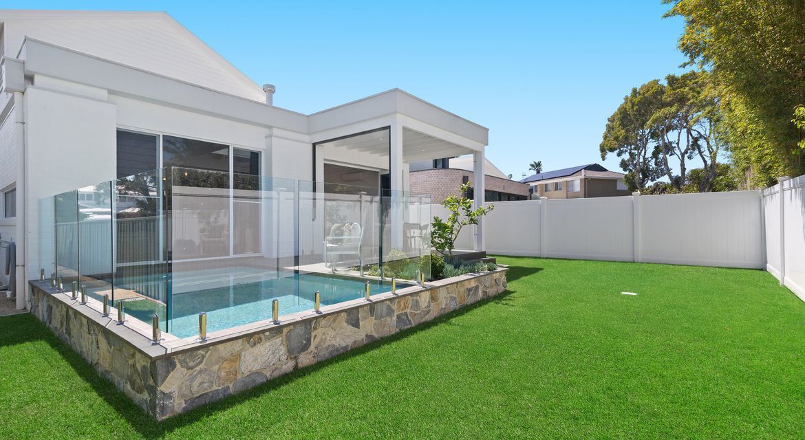 Newly painted rendered exterior