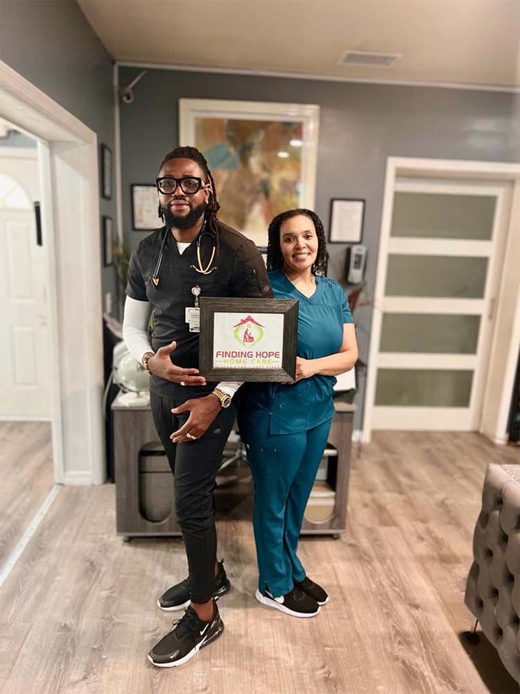 Male And Female Home Care Aide