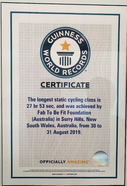 Guinness World Record Certificate - Jan 22