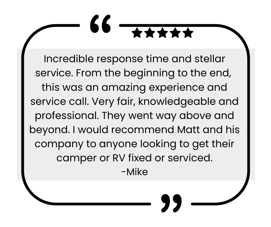 Mobile RV Repair Reviews