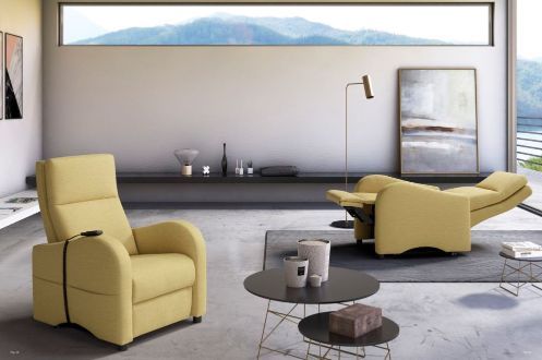 poltrone relax gialle