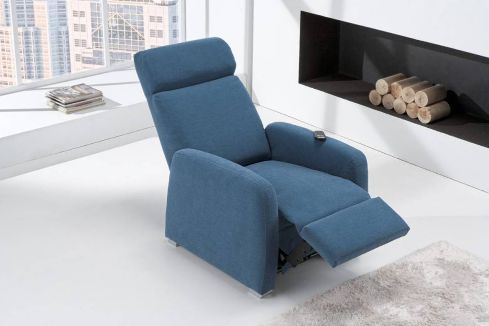 poltrone relax blu chiaro