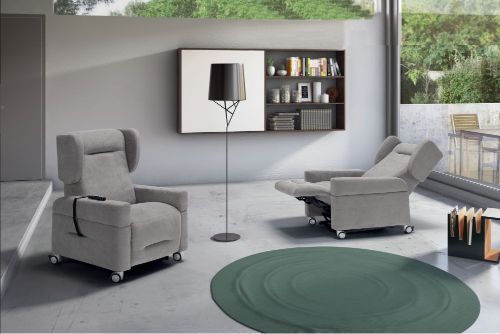 poltrone relax grigie