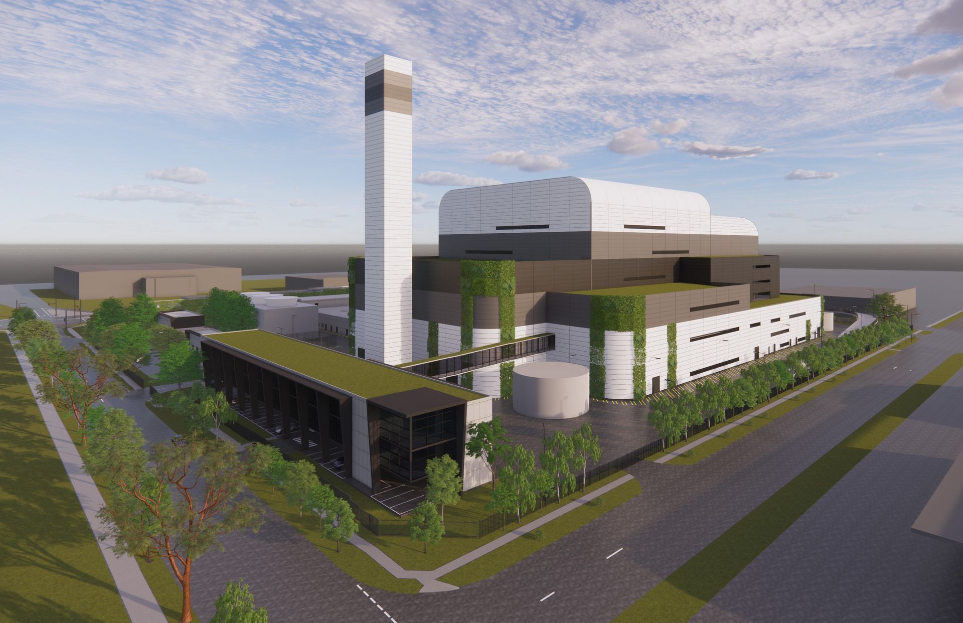 commercial and industrial building