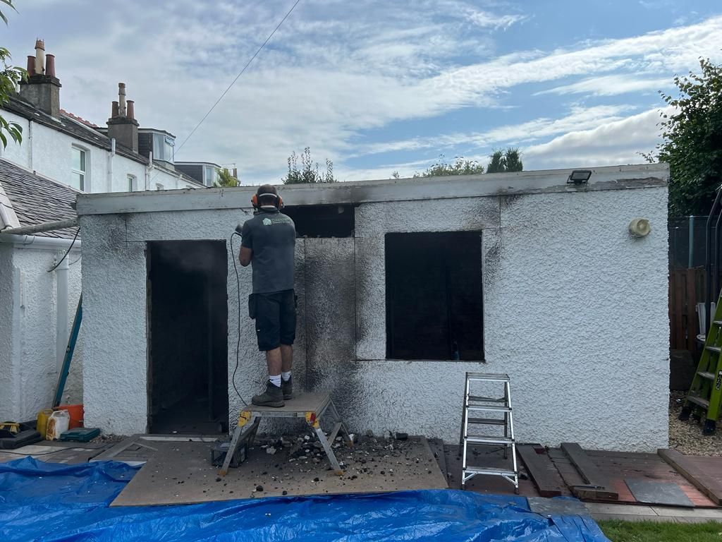 image of interior toilet in a garden room