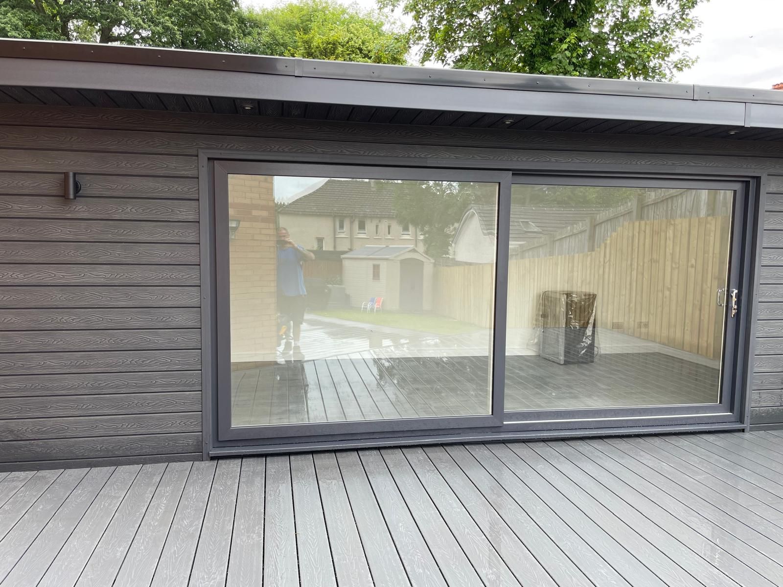 garden room gym interior