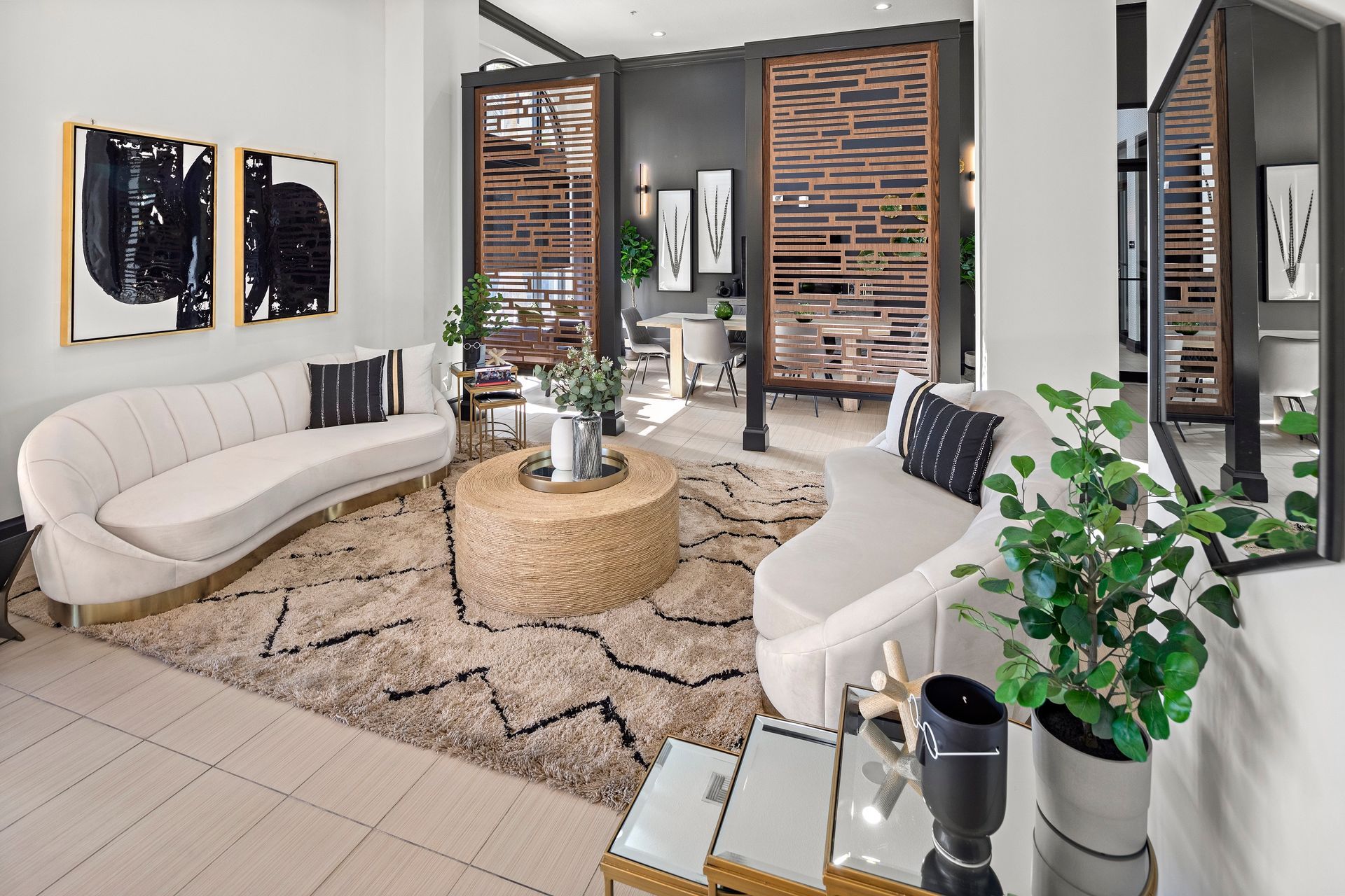 Luxury clubhouse at Mosaic at Miramar Town Center.