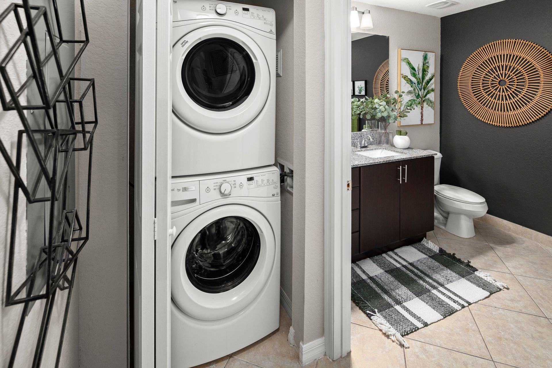 Apartment at Mosaic at Miramar Town Center with in-unit washer and dryer.