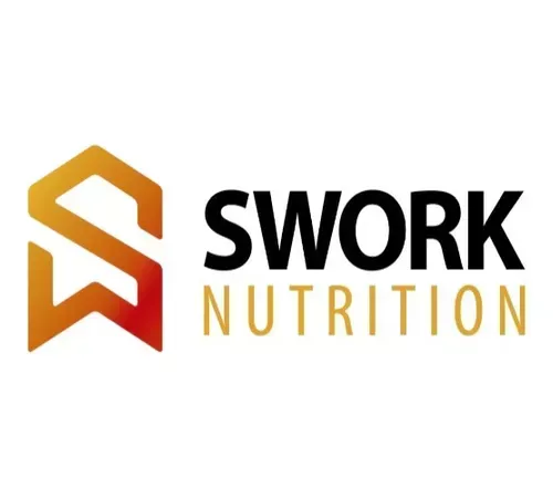 Un logotipo de nutrición Swork sobre un fondo blanco