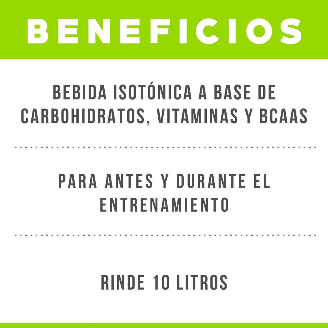 Tarrina blanca de suplemento deportivo “Hydro Plus Endurance”, detalles en verde lima.