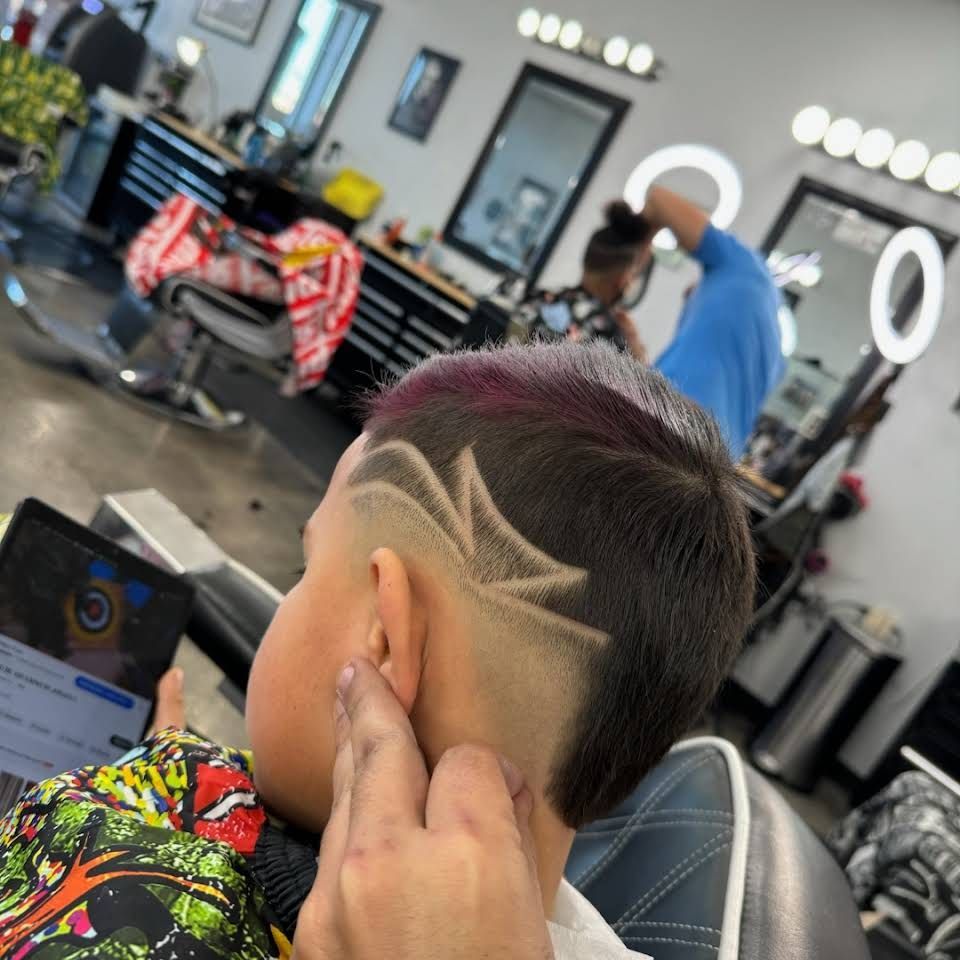 Little boy with new Haircut