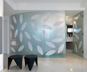 Glass office wall, provided by Marrick Commercial Interiors for Basingstoke, Hampshire